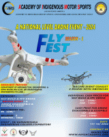 Fly Fest 2024 National Level Drone Event Poster